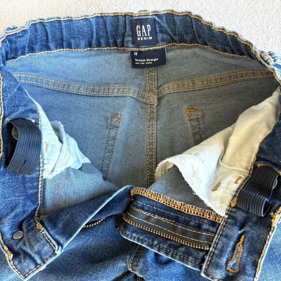 NWOT Gap Kids Regular Fit Straight Leg Medium Blue Jeans - Picture 7 of 8